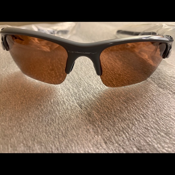 Oakley Fast Jacket 009156-17 Grey Red Sunglasses - Picture 6 of 14